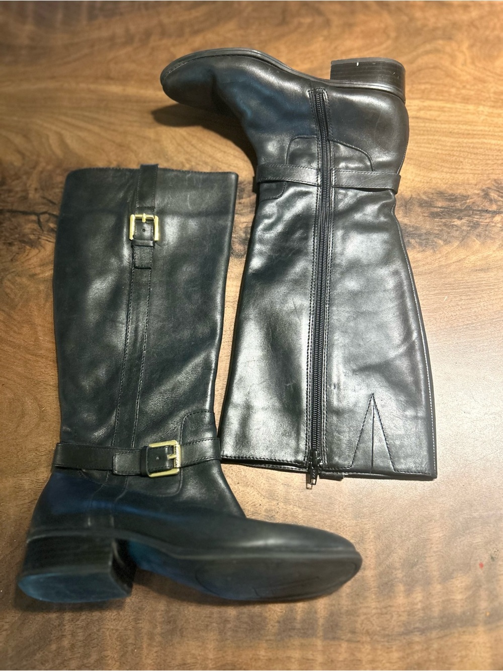 Ralph Lauren Brooke Tall Calfskin Boot